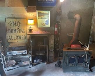 Wood burning stove 