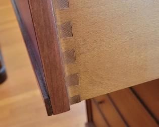 detail of Grange six drawer Chest