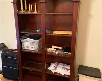 Grange lighted glass shelf unit