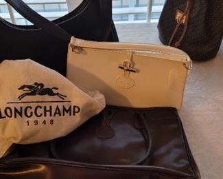 Longchamp leather handbags