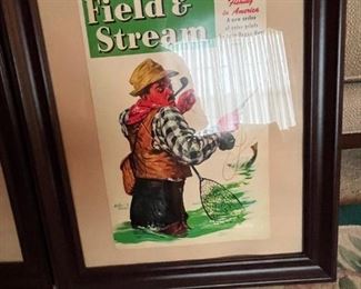 Vintage man cave art