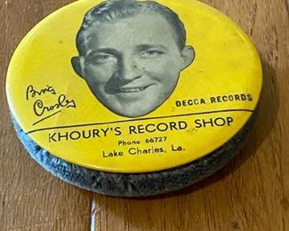 Vintage bing crosby Record cleaner