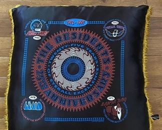 The Residents pillow, plus the Resident LP’s.