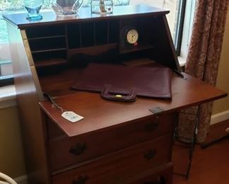 drop down desk with drawers