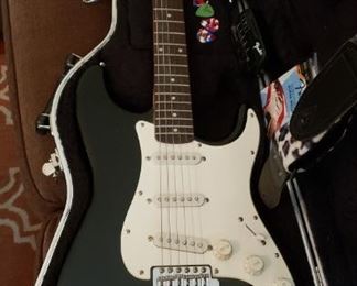 Fender electric guitar in hard case, USA made