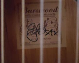 Burswood guitar inside