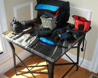 Sensa Orinoco Granite top End Table