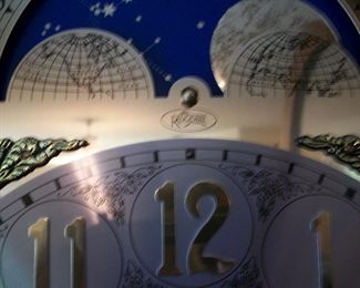 Close up of clock face