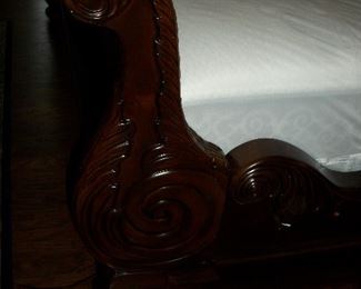 Close up of Footboard