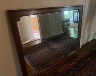 Vintage Wood Frame Mirror - $225 (39" x 48")