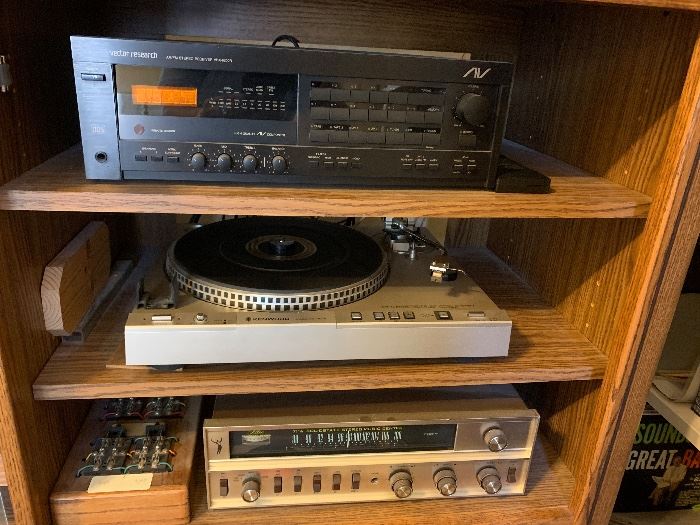Camarillo CA vintage Altec speakers, 711A receiver, Jazz LPs & CDs, tubes, JBL, Dual