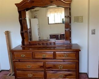 Broyhill dresser and mirror