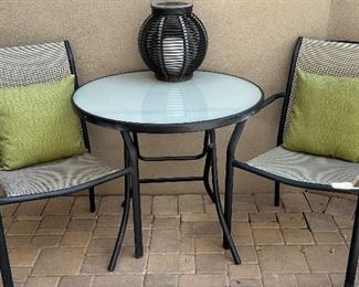Slingback Chairs and Table