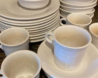 012M White Fiestaware Dishes