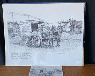 027M Michael D Neil Minnesota Butter Store Print