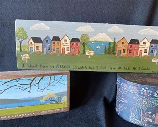 029m Adah Edwards Hand Painted Art More