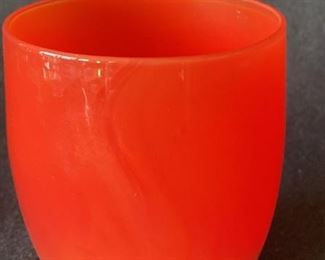 044m Glassbaby HandBlow Candle Holder Happiness