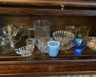 072m Vintage Glassware Lot