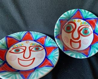 078m DeSimone Plate And Bowl