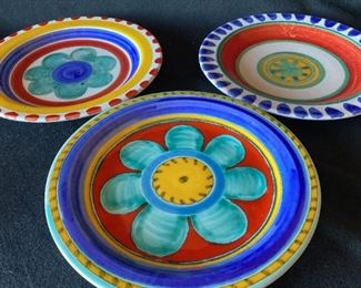 080m DeSimone Flower Theme Plates