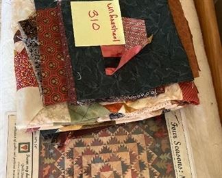 310 Unfinished Large Quilt Autum Trails