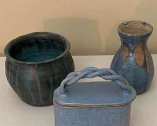 330 Glazed Pottery Signed By Artist