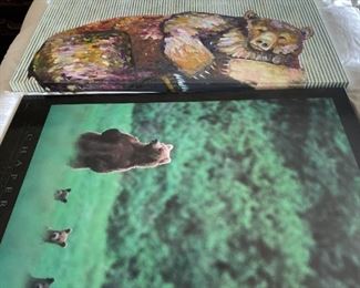 350 Canvas Bear Print And More