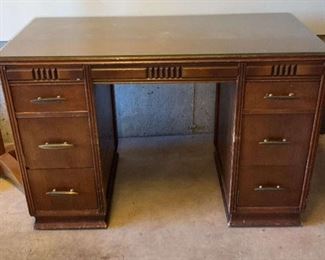 2027G Built by John 1891 Vintage Wood Desk