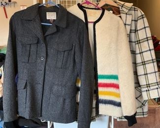 2039G Hudsons Bay Wool Jacket Canadian Camper Coat Jacket Abercrombie And Fitch Jacket