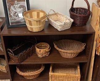 Baskets including at least one which is probably Longaberger