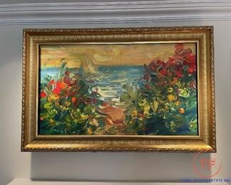 Samsung 49" 4K UHD TV with Custom Motorized Art Cover and Frame