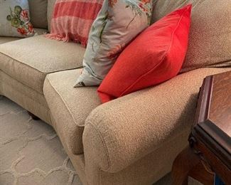 FAIRFIELD Curved Sofa with Matching Ottoman