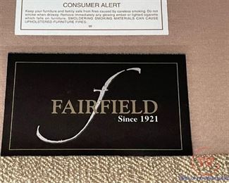 FAIRFIELD Curved Sofa with Matching Ottoman