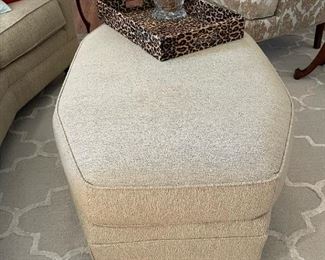 FAIRFIELD Curved Sofa with Matching Ottoman