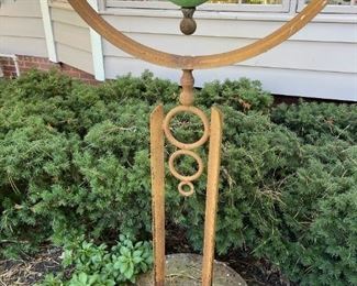 Large Metal Ornate Bird Feeder