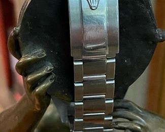 Men's ROLEX 41 MM Stainless Steel Datejust II with 18KT GOLD Fluted Bezel