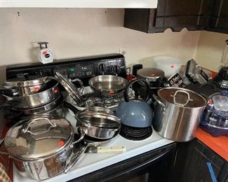 kitchenware, saucepans, cookware