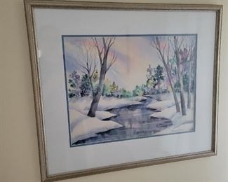 Watercolor by Nancy Patrick Carney.