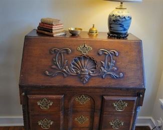 A fine antique Block Front Desk.