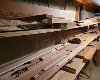 Miscellaneous wood pieces.