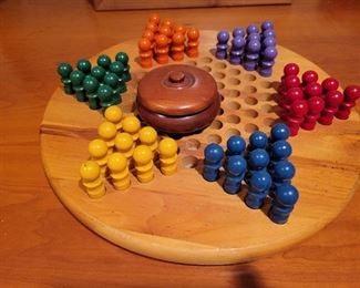 Hand Made Chinese Checkers.