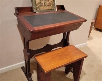 Antique child's desk.