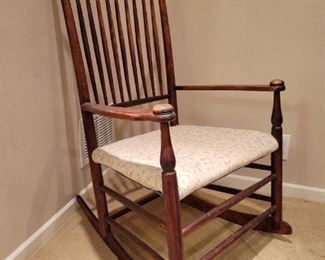 19th C. Shaker Rocker.