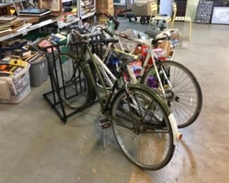 Bikes and stand