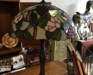 Tiffany Style stained glass lamp