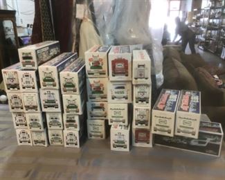 Hess trucks in boxes