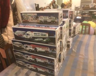 Hess trucks in boxes
