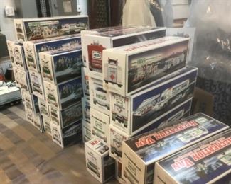 Hess trucks in boxes