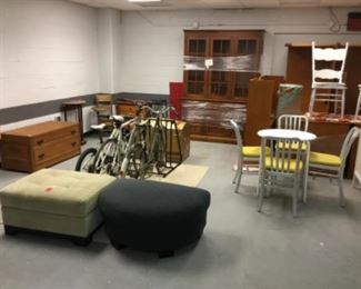 Furniture, bikes, home goods