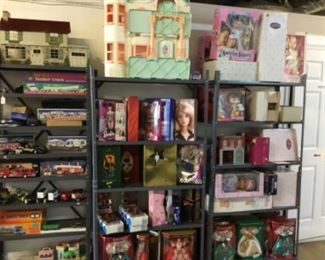 Toys, collectibles, trucks, Barbies, dolls